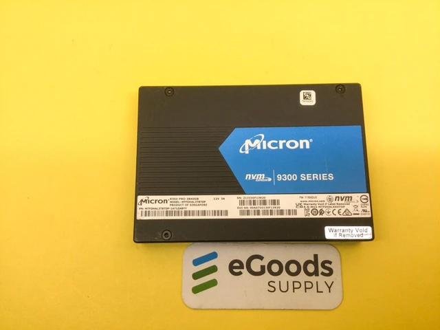 Main image of MICRON 9300 PRO 3.84TB PCIe NVME U.2 2.5in SSD MTFDHAL3T8TDP