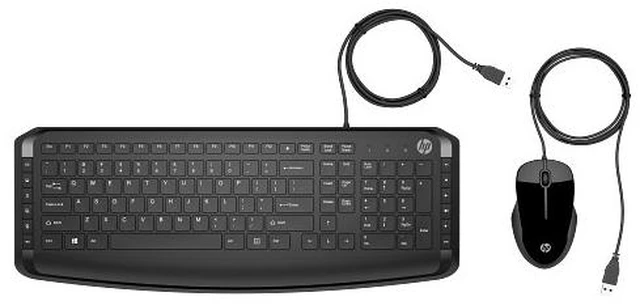 Alt view image 3 of 7 - HP Pavilion Keyboard and Mouse 200,Black,USB 2.0 (9DF28AA#ABL)