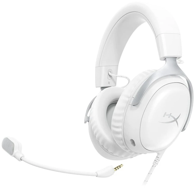 Alt view image 4 of 4 - HyperX Cloud III - Gaming Headset (White)