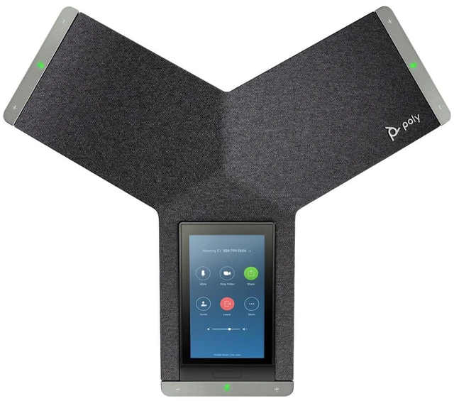 Alt view image 2 of 7 - Poly Trio C60 IP Conference Phone Full Radio and PoE-enabled