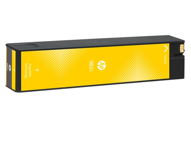 Alt view image 2 of 7 - HP 982X High Yield Yellow Original PageWide Cartridge, ~16,000 pages, T0B29A