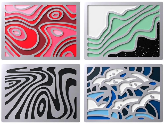 Main image of HyperX Badge Pack - Abstract Magnetic Badges