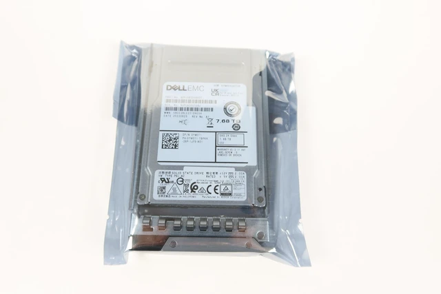 Alt view image 2 of 2 - (NOT FOR HOME PC!) Dell YM0T1 KPM6XRUG7T68 7.68TB SAS 24Gbps 2.5" RI SSD Kioxia w/Tray