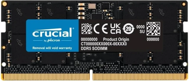 Main image of (NOT FOR HOME PC!) Crucial 16 GB Memory module DDR5 262-pin SO-DIMM ECC CT16G56C46S5T