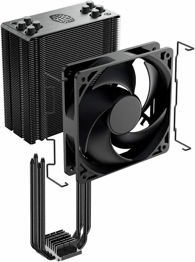 Alt view image 5 of 6 - Cooler Master RR-212S-20PK-R1 Hyper 212 Black Edition CPU Air Cooler 4 120mm