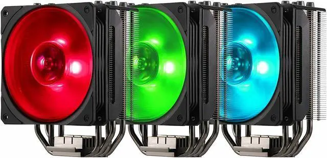 Alt view image 7 of 7 - Cooler Master Hyper 212 RGB Black Edition CPU Air Cooler w/ SF120R 120mm RGB