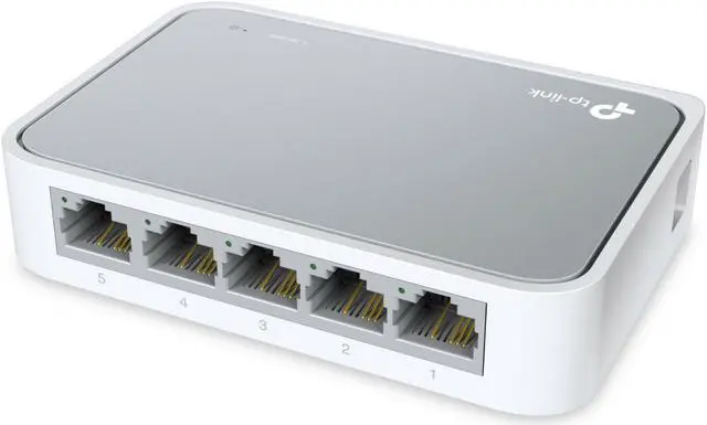 Alt view image 4 of 20 - TP-Link TL-SF1005D 5-Port Fast Ethernet 10/100Mbps Unmanaged Desktop Switch