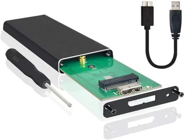 Main image of M.2 NGFF SATA SSD to USB 3.0 Portable External Drive Enclosure Case with UASP - OEM