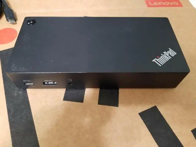 Alt view image 2 of 6 - Lenovo Thinkpad USB-C Dock US - 40A90090US Docking Station 40A9 DK1633