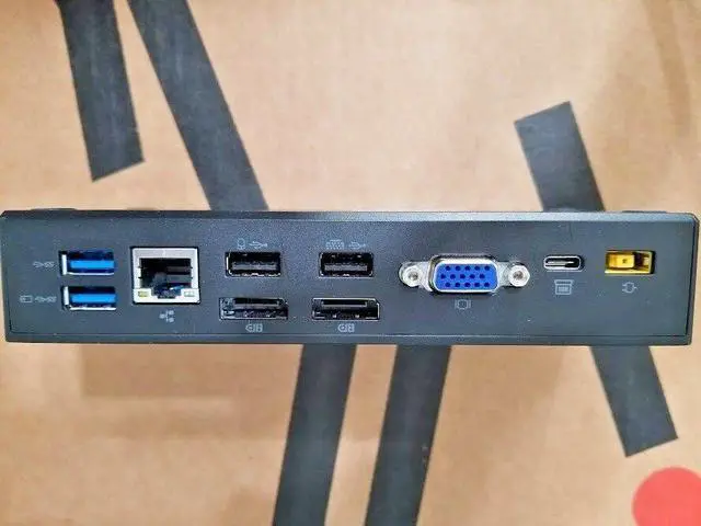 Alt view image 6 of 6 - Lenovo Thinkpad USB-C Dock US - 40A90090US Docking Station 40A9 DK1633