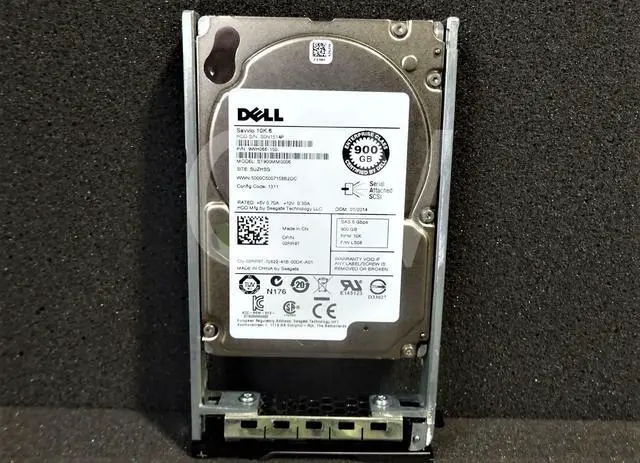 Main image of (NOT FOR HOME PC!) 2RR9T 02RR9T Dell 900GB 10000RPM 6Gb/s 64MB 2.5" SAS Hard Drive ST900MM0006