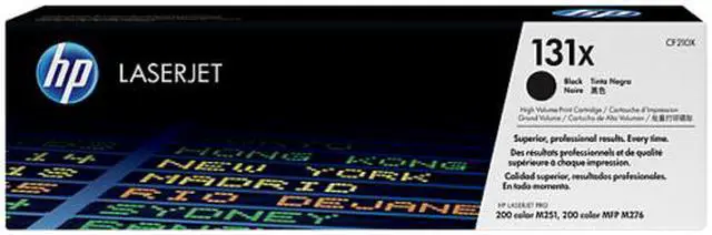 Alt view image 2 of 2 - HP 131X High Yield Original LaserJet Toner Cartridge, Black (CF210X) - OEM