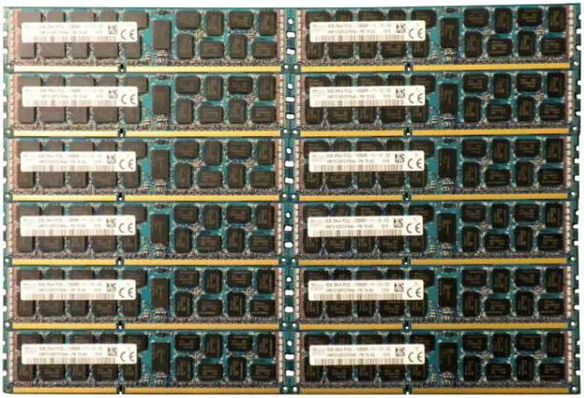Main image of (NOT FOR HOME PC!) 96GB (12x 8GB) Memory for Dell PowerEdge R415 R420 R510 R515 R520 R620 R715 R720