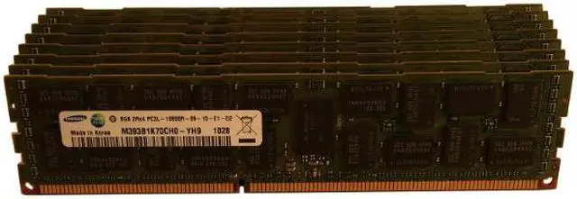 Main image of (NOT FOR HOME PC!) 144GB (18x 8GB) PC3 10600 DDR3 1333 1.35V RAM MEMORY FOR HP Proliant DL 380 G7