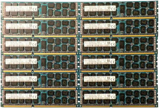 Main image of (NOT FOR HOME PC!) 96GB DDR3 1600 Memory for Dell PowerEdge R720XD R815 R820 T320 T420 T620 R7610