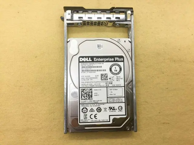 Alt view image 2 of 3 - (NOT FOR HOME PC!) G8FVT Dell Compellent 1TB SAS 12Gb/s 7.2K 2.5in HDD w/ Tray ST1000NX0453 0G8FVT