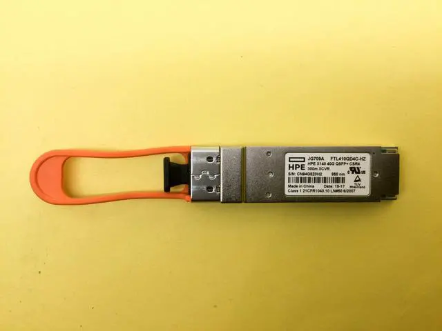 Alt view image 2 of 3 - JG709A HPE X140 40G QSFP+ MPO MM 850nm CSR4 300m Transceiver