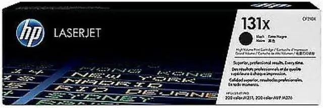Main image of HP 131X High Yield Black Original LaserJet Toner Cartridge, ~2400 pages, CF210X - OEM