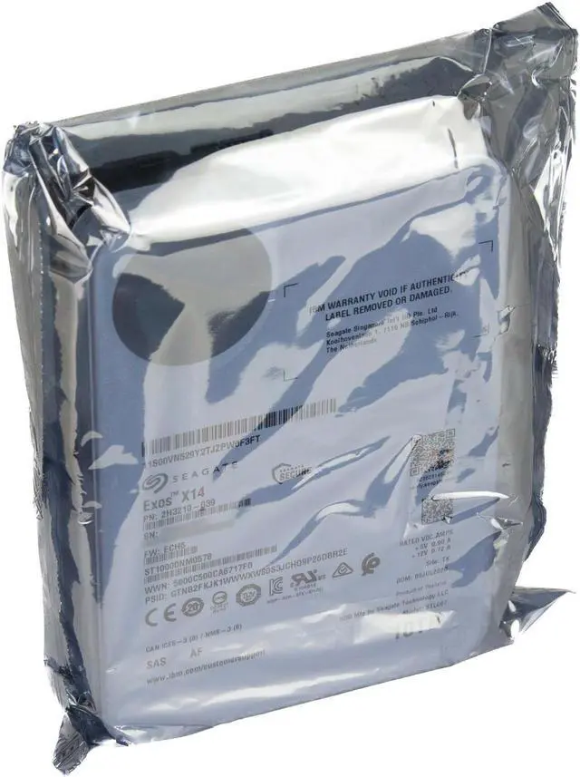 Main image of (NOT FOR HOME PC!) 10TB SAS 12Gb/s 256MB Seagate EXOS X14 ST10000NM0578 Enterprise IBM - OEM