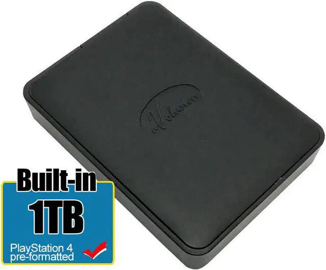 Main image of Avolusion 1TB USB 3.0 External PS4 (Slim & Pro) Hard Drive (PS4 Pre-Formatted)