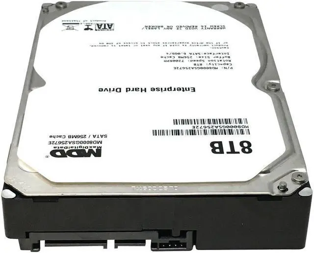 Alt view image 2 of 4 - MDD 8TB 7200 RPM 256MB Cache SATA 6.0Gb/s 3.5" Internal Enterprise Hard Drive - OEM
