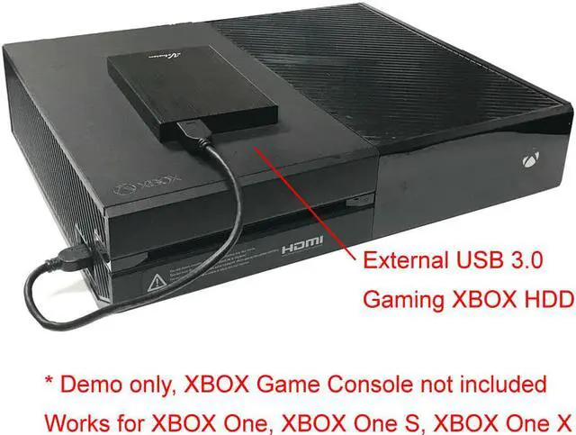 Alt view image 2 of 7 - Avolusion 1TB USB 3.0 (XBOX One Pre-Formatted) External XBOX One Hard Drive