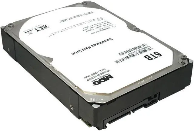 Alt view image 3 of 4 - MDD 6TB 7200RPM 128MB Cache SATA 6.0Gb/s 3.5" Hard Drive for Surveillance / CCTV