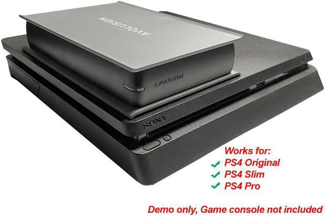Alt view image 7 of 7 - Avolusion PRO-5X Series 2TB USB 3.0 External Gaming Hard Drive PS4 Slim, Pro,1st
