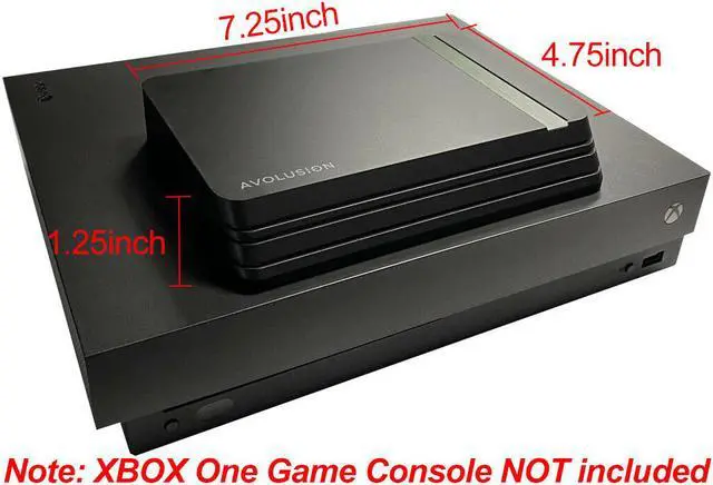 Alt view image 3 of 6 - Avolusion HDDGear Pro X 3TB USB 3.0 External Gaming Hard(Xbox One X, S, 1st Gen)