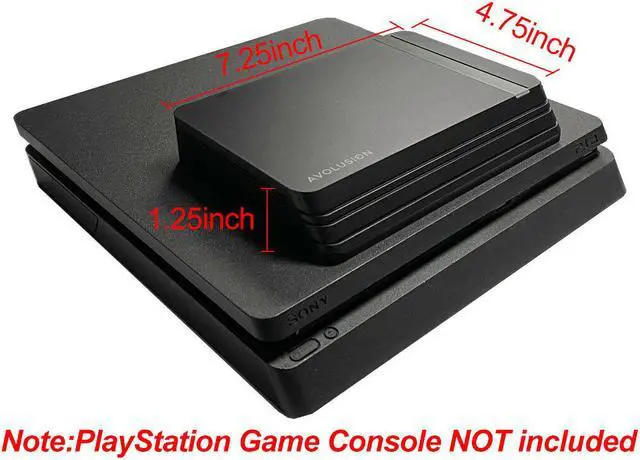 Alt view image 3 of 6 - Avolusion Pro X 2TB USB 3.0 External Gaming Hard Drive (PS4 Pro, Slim, 1st Gen)