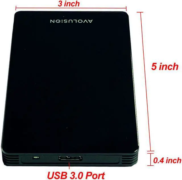 Alt view image 3 of 6 - Avolusion HD250U3-Z1-PRO 1TB USB 3.0 Portable XBOX One USB 3.0 Gaming Hard DrIve