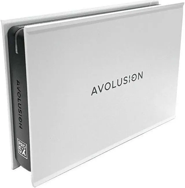 Alt view image 3 of 7 - Avolusion Mini Pro-5X 3TB USB 3.0 Portable External Gaming PS4 Hard Drive White