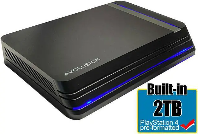 Main image of Avolusion Pro X 2TB USB 3.0 External Gaming Hard Drive (PS4 Pro, Slim, 1st Gen)
