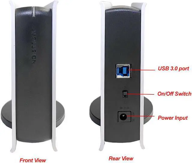 Alt view image 3 of 7 - Avolusion PRO-5X Series 3TB USB 3.0 External Gaming Hard Drive XBOX One Orig S&X