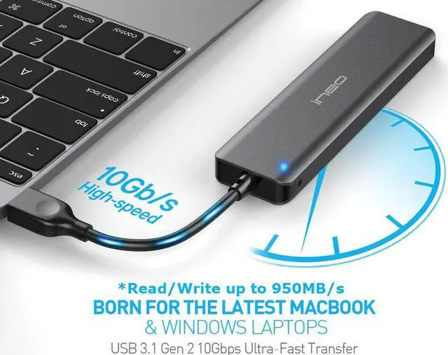 Alt view image 2 of 7 - Avolusion (C2592480G/32G) Slim 480GB USB 3.1 External SSD +32GB USB Flash Drive
