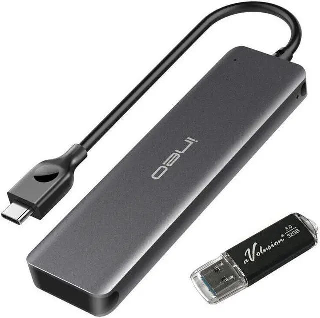 Main image of Avolusion (C2592480G/32G) Slim 480GB USB 3.1 External SSD +32GB USB Flash Drive