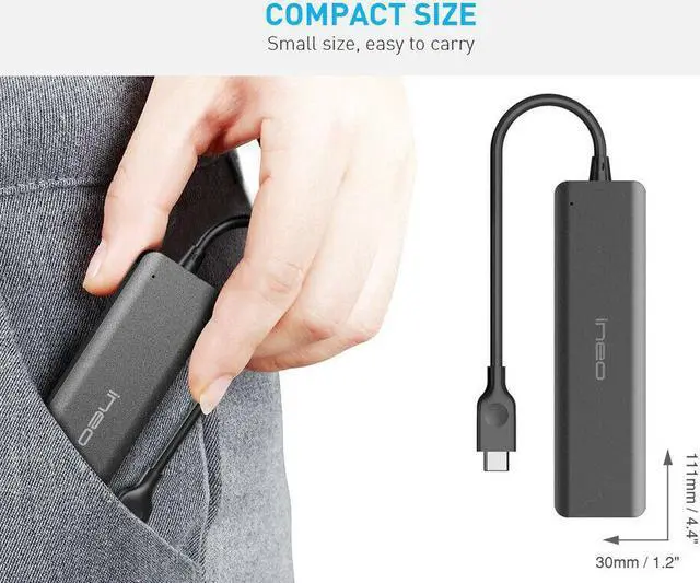 Alt view image 3 of 7 - Avolusion (C2592480G/32G) Slim 480GB USB 3.1 External SSD +32GB USB Flash Drive