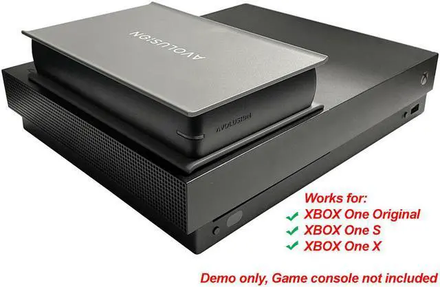 Alt view image 7 of 7 - Avolusion PRO-5X Series 4TB USB 3.0 External Gaming Hard Drive XBOX One Orig S&X