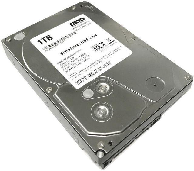 Main image of MDD 1TB 7200RPM SATA 3.5" Surveillance Hard Drive -CCTV DVR, Security System