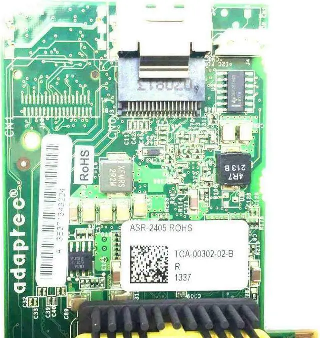 Alt view image 3 of 5 - Lot of 5 Adaptec ASR-2405 SAS SATA 4 port 3 GB /s 8x PCIE 2405 128 RAID Adapter