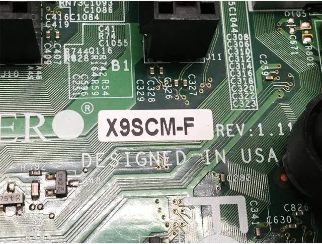 Alt view image 6 of 6 - Supermicro X9SCM-F REV 1.11A Mother Board only No cpu No mem - OEM