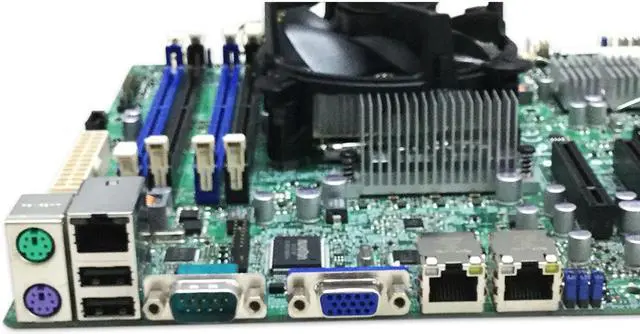 Alt view image 5 of 6 - Supermicro X9SCM-F REV 1.11A Mother Board only No cpu No mem - OEM