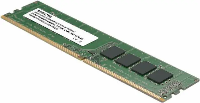 Alt view image 3 of 4 - (NOT FOR HOME PC!) Simmtec RAM 8GB DDR4 3200MHz DIMM PC4-25600 UDIMM Non-ECC CL22 1.2V 288-Pin Desk