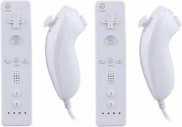 Alt view image 6 of 6 - 2-REMOTE Nintendo Wii System Bundle Set RVL-001 Console WHITE video game OG USA