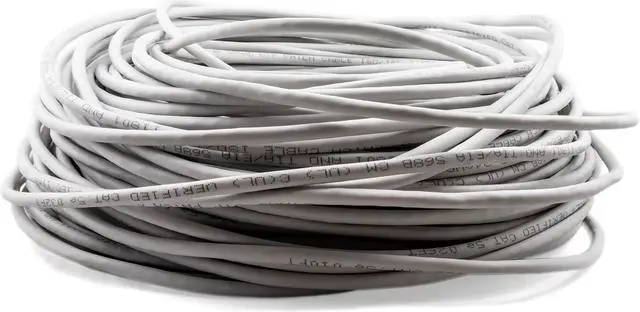 Alt view image 4 of 5 - PTC RJ45 Cat5e Solid Internet DSL Ethernet Network Cable with Tool & Connectors