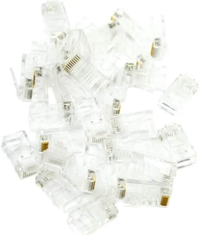 Alt view image 3 of 5 - PTC RJ45 Cat5e Solid Internet DSL Ethernet Network Cable with Tool & Connectors