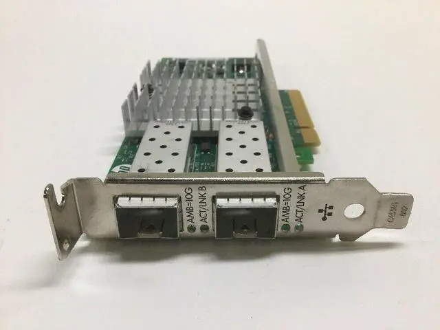 Alt view image 2 of 3 - HP 560SFP+ Dual Port 10GB SFP+ Ethernet Adapter Intel X520-DA2 Card 669279-001