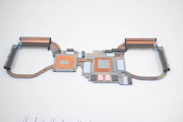 Alt view image 4 of 6 - Dell G5 15 G7 17 Series CPU GPU Cooling Heatsink Fan Assembly 06KT2 9THTN R3KX3