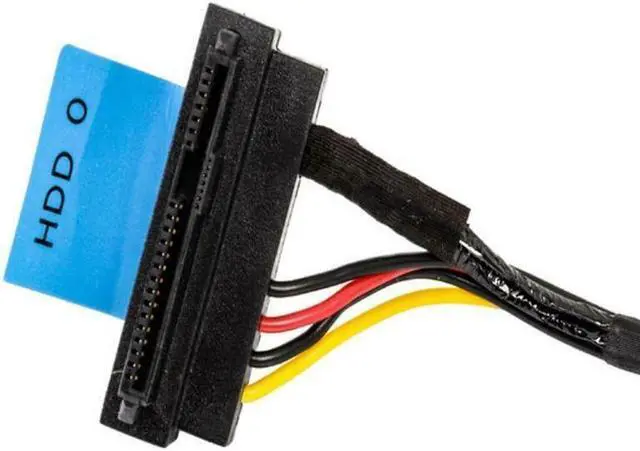 Alt view image 3 of 5 - OEM Dell PowerEdge R230 Mini SAS HD TO X2 SAS / SATA Cable Black TTN3V 0TTN3V