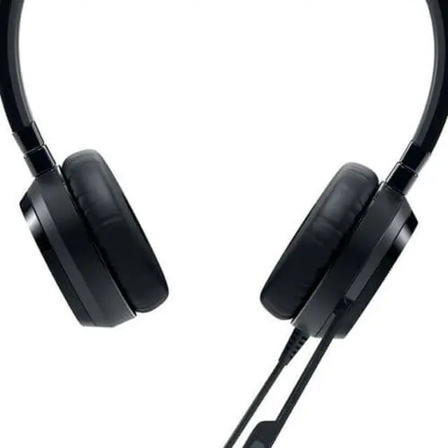 Alt view image 7 of 7 - Dell Pro Stereo Audio Headset Headphones Skype for Business UC350 74J6M